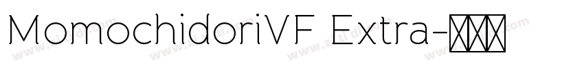 MomochidoriVF Extra字体转换